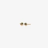 14k rose gold tiny pebble studs