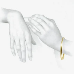 18k skinny bangle