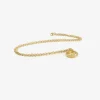 14k small eye love token pendant