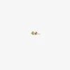 14k small hewn circle studs