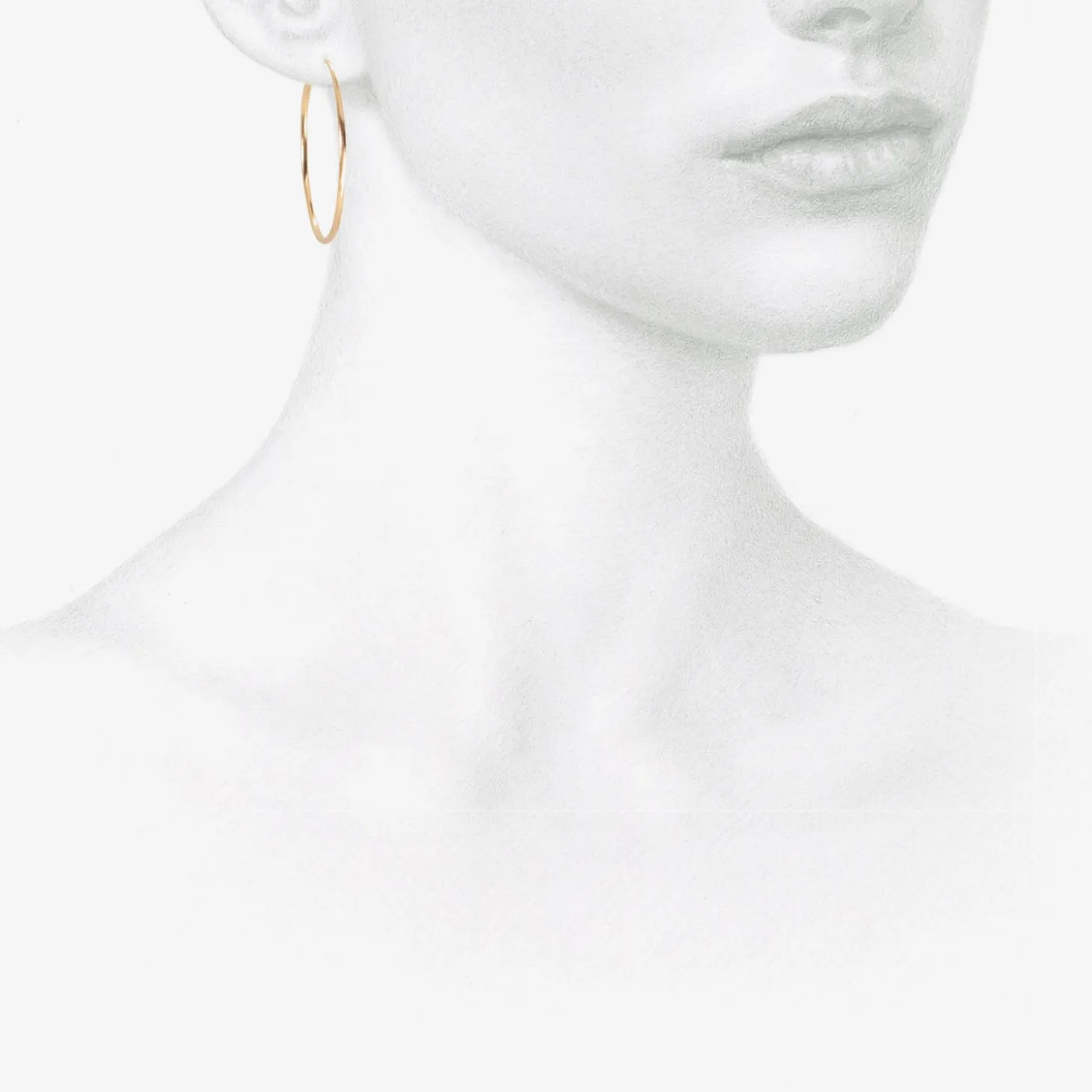14k small ouroboros endless hoops