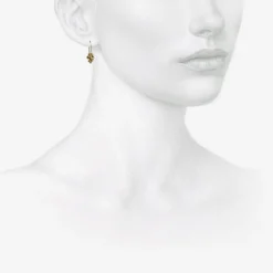 14k small raspberry earrings