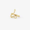 18k small snake ring, size 7
