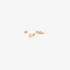 18k small/medium slug studs