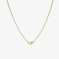 22k solo chain with fibula clasp