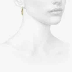 18k spiral hoops