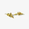 22k 5-tiered neo-geo earrings