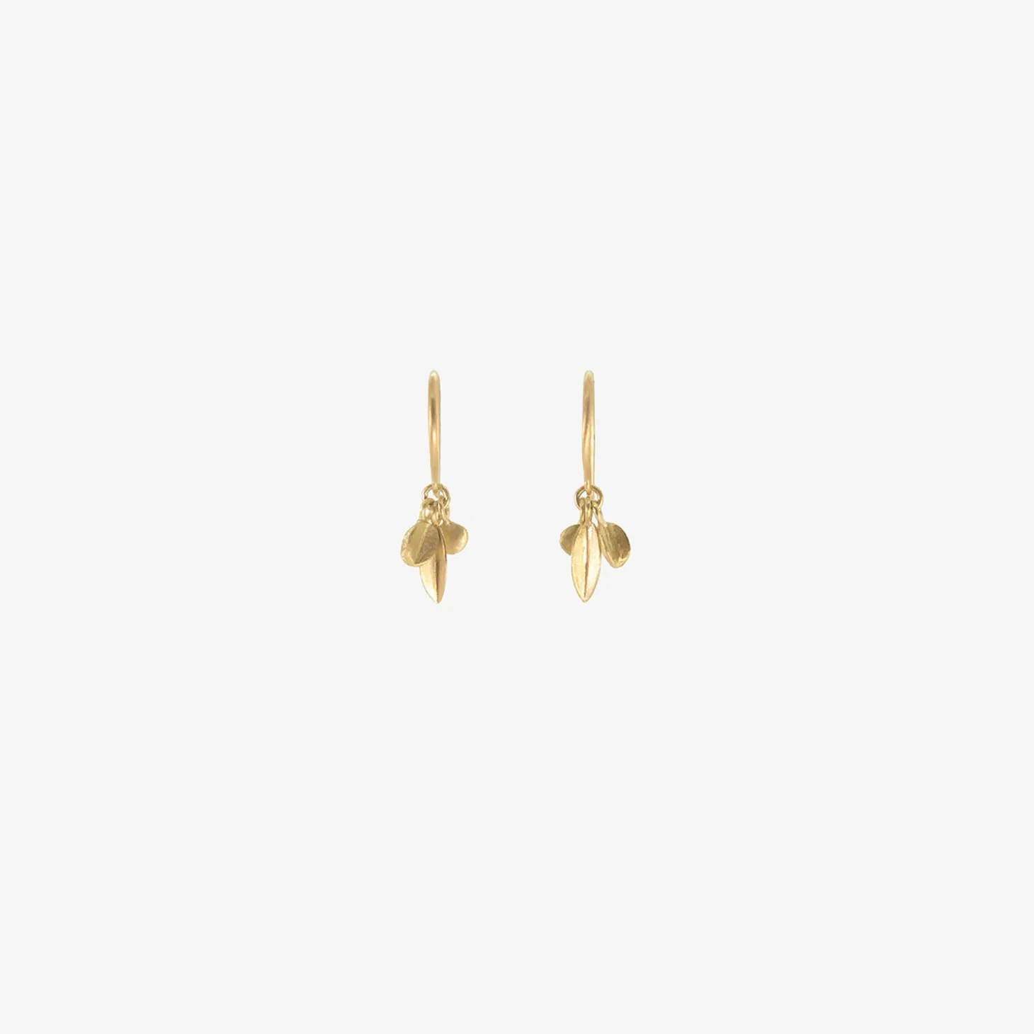 18k tiny meadow cluster earrings