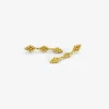 22k trio nona earrings