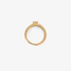 22k wave ring with marquis diamond, .11ct