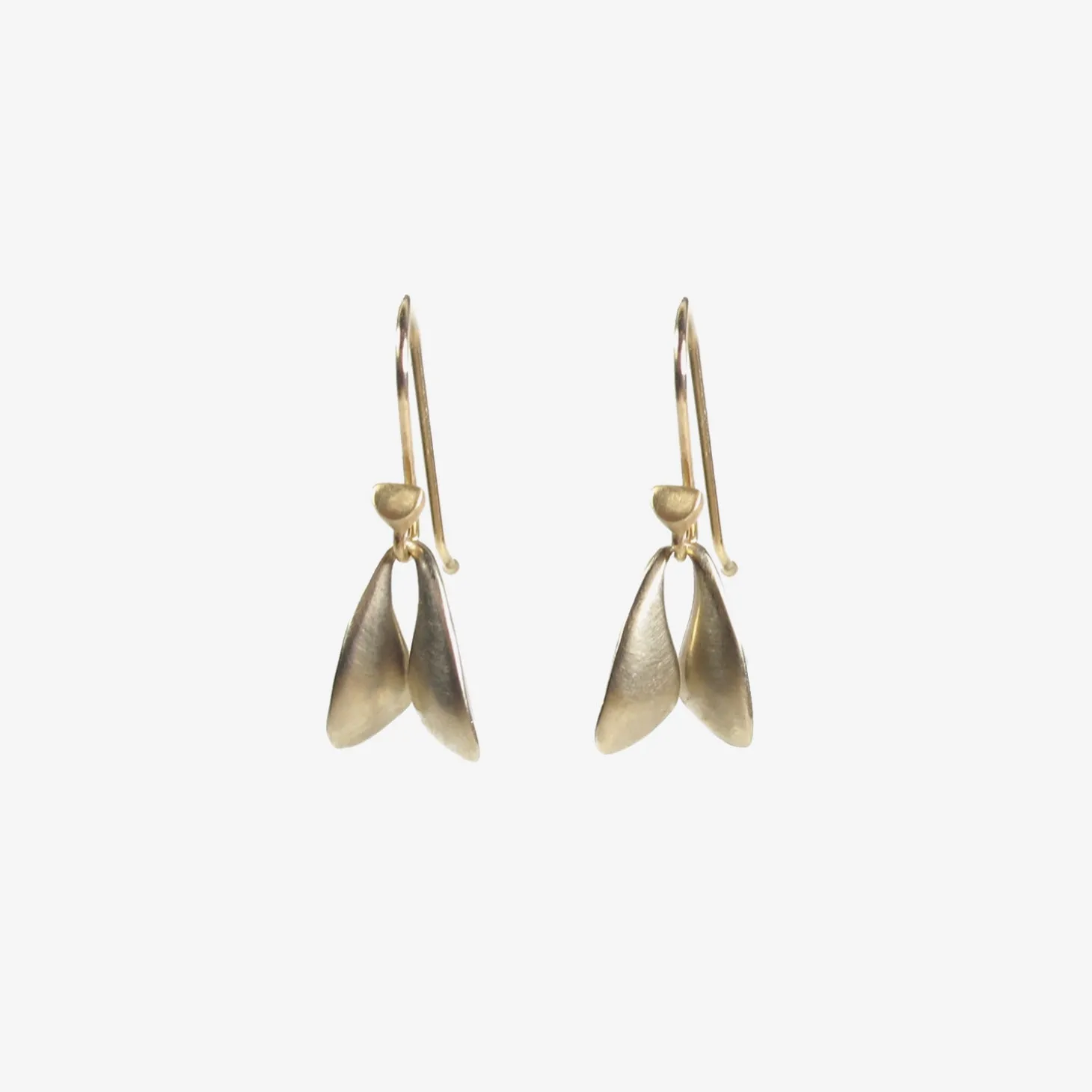 18k white gold fly wings