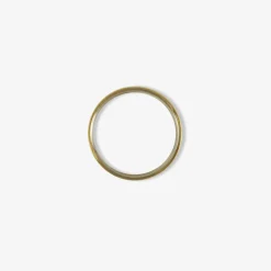 18k wide flat comfort band with platinum interior