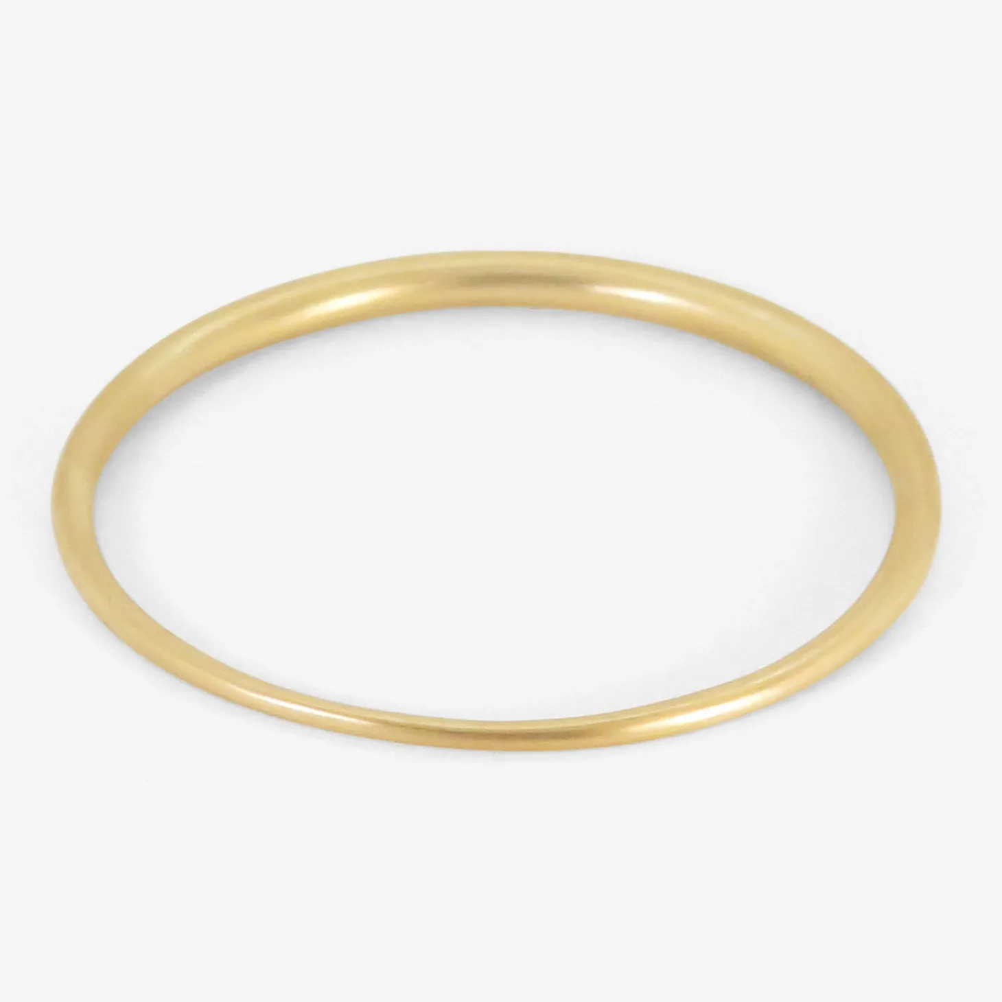 14k yellow gold skinny bangle