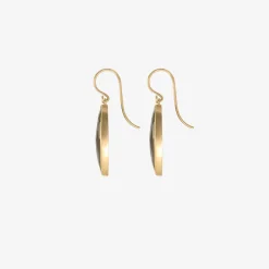 lola brooks 18k & elongated oval labradorite drop earrings, 10.07ct