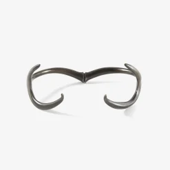 oxidized bronze antler cuff