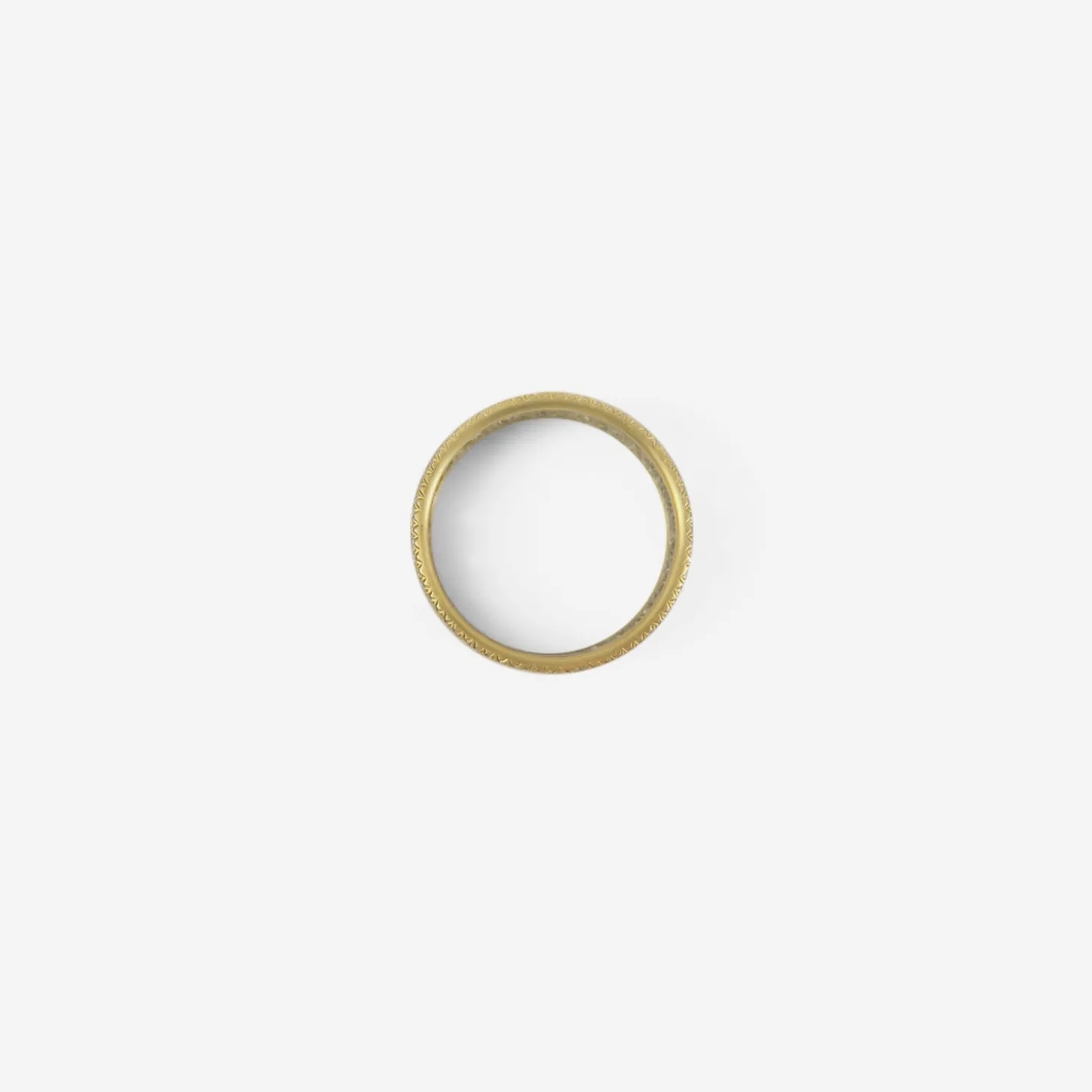 platinum & 18k damask band with micro pavé diamonds
