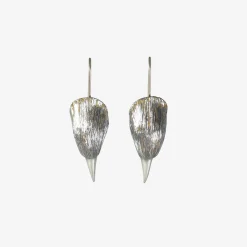 sterling silver bird head earrings