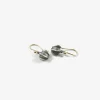 sterling silver buckwheat earrings