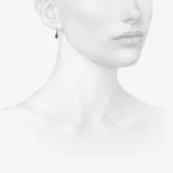 sterling silver buckwheat earrings