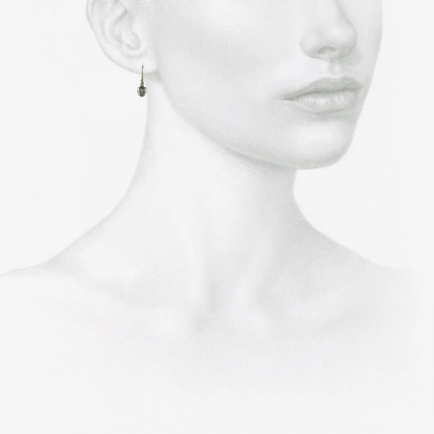 sterling silver buckwheat earrings