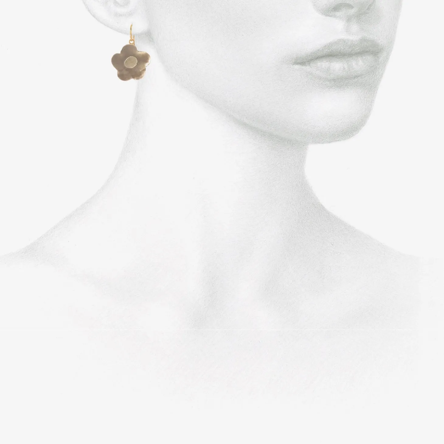 sterling silver cherry blossom earrings