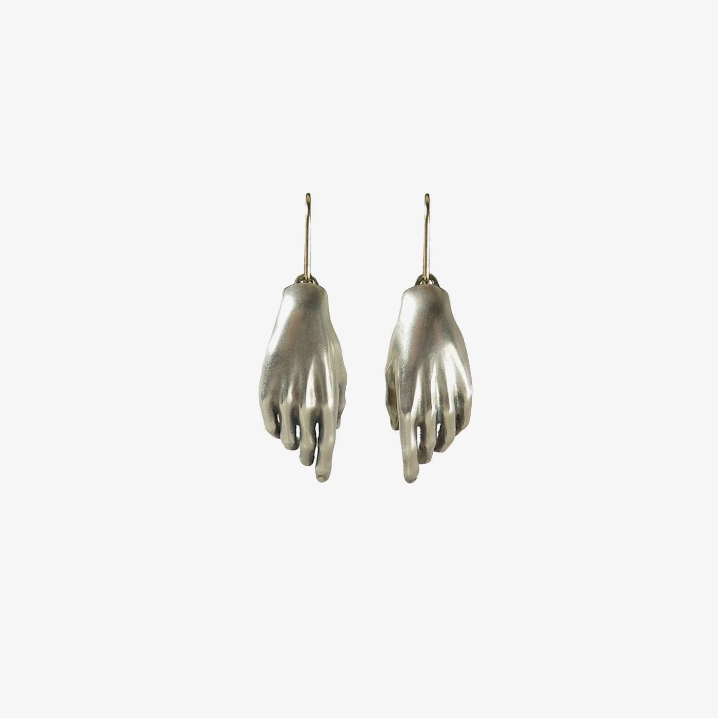 sterling silver hand earrings