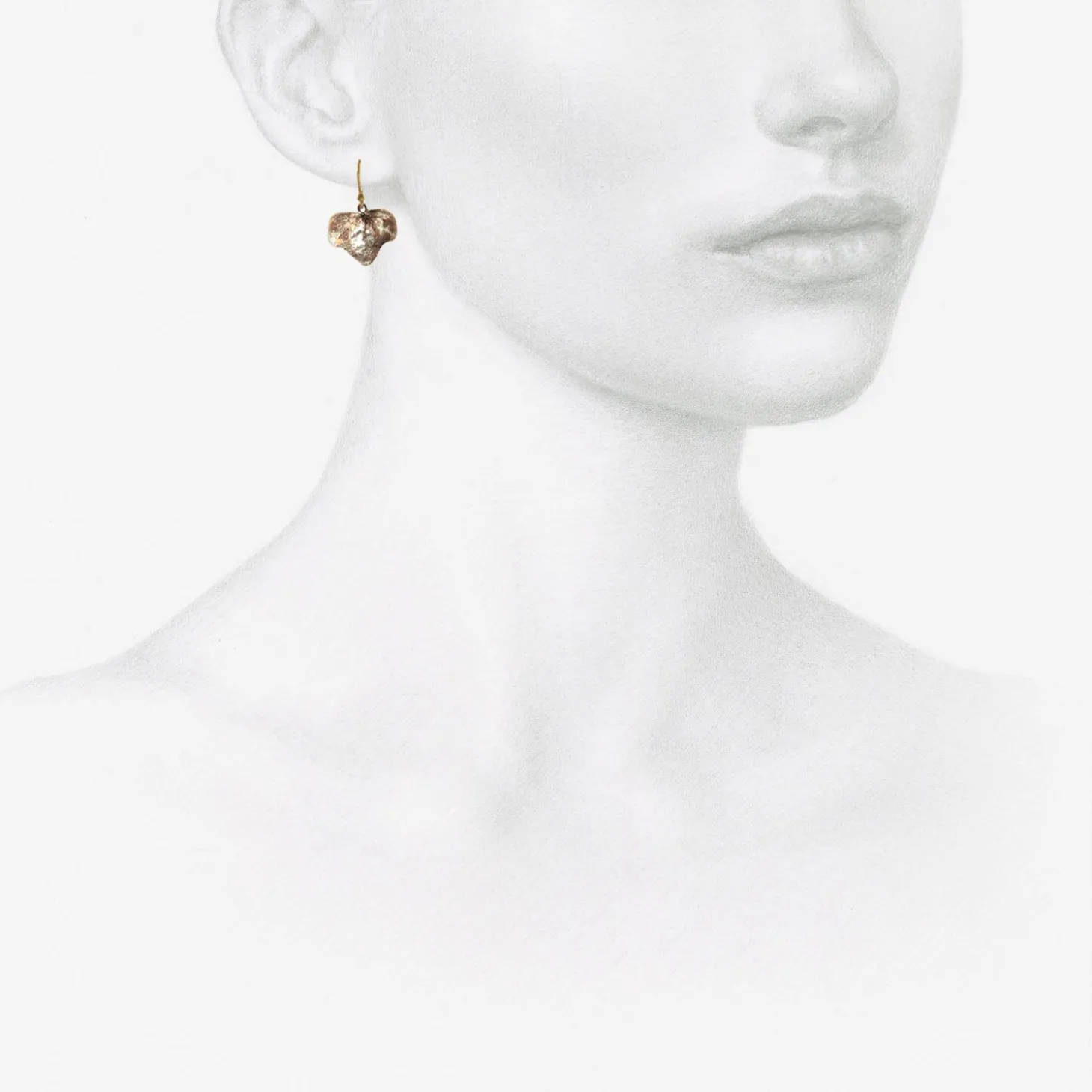 sterling silver ivy leaf earrings