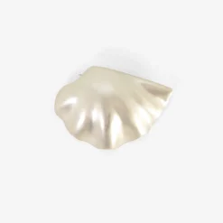 sterling silver scallop shell pin