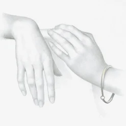 sterling silver simple bracelet